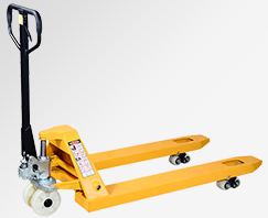 手動(dòng)液壓搬運(yùn)車(chē)電子廠車(chē)間里的得力助手