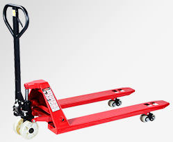 手動液壓搬運車貨叉平穩升降操作